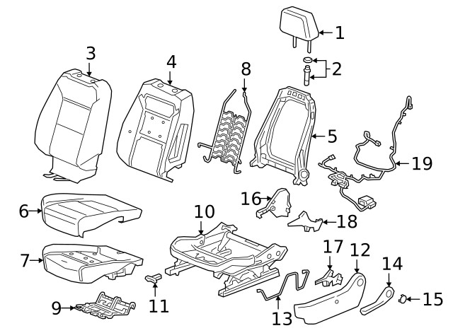 Genuine GM Outer Finish Panel Retainer 13525186