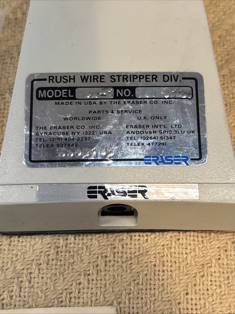 Eraser ECT 1 Electric Cleaning Tool Rush Wire Stripper