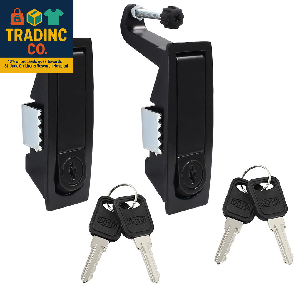 2 Pcs Compression Latch Lock, Zinc Alloy Trigger Latch Lock Adjustable Lever Han