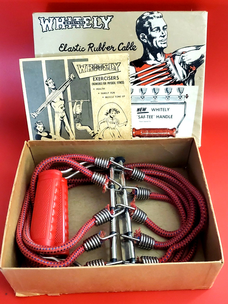 VINTAGE WHITELEY ORIGINAL CHEST PULL BOX W/INSRUCTIONS💪