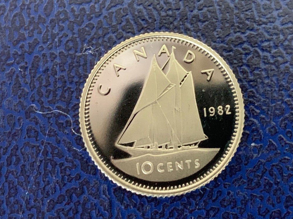 Canada 10 Cent 1982 Proof Coin-Uncirculated
