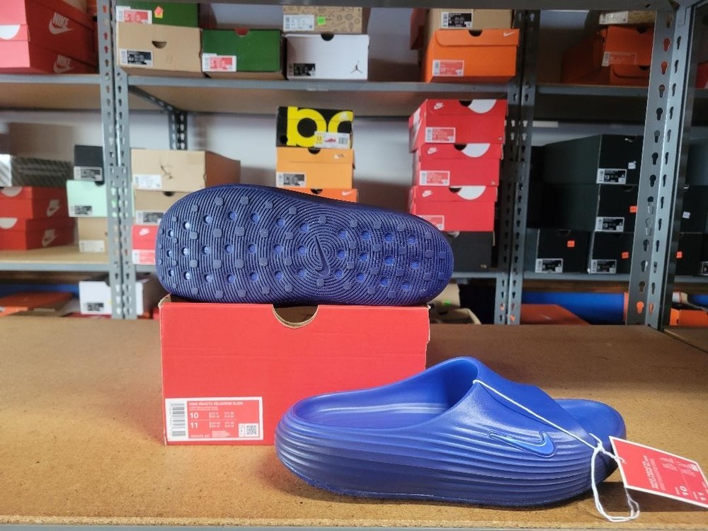Nike Reactx Rejuven8 Slide Men Hyper Royal HV4479-401 Multiple Sizes
