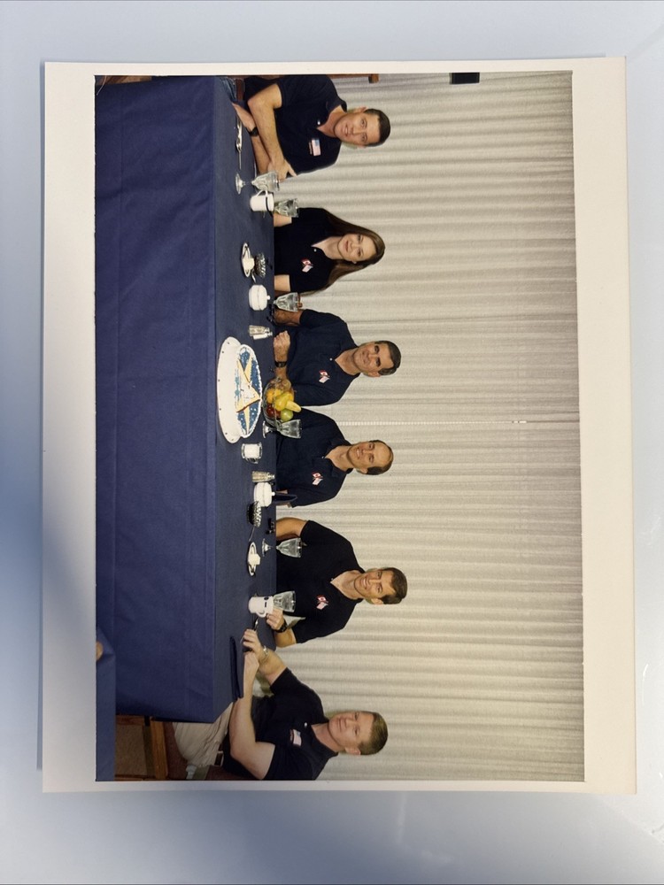 NASA STS 52 Crew Breakfast Before Launch Press Photo