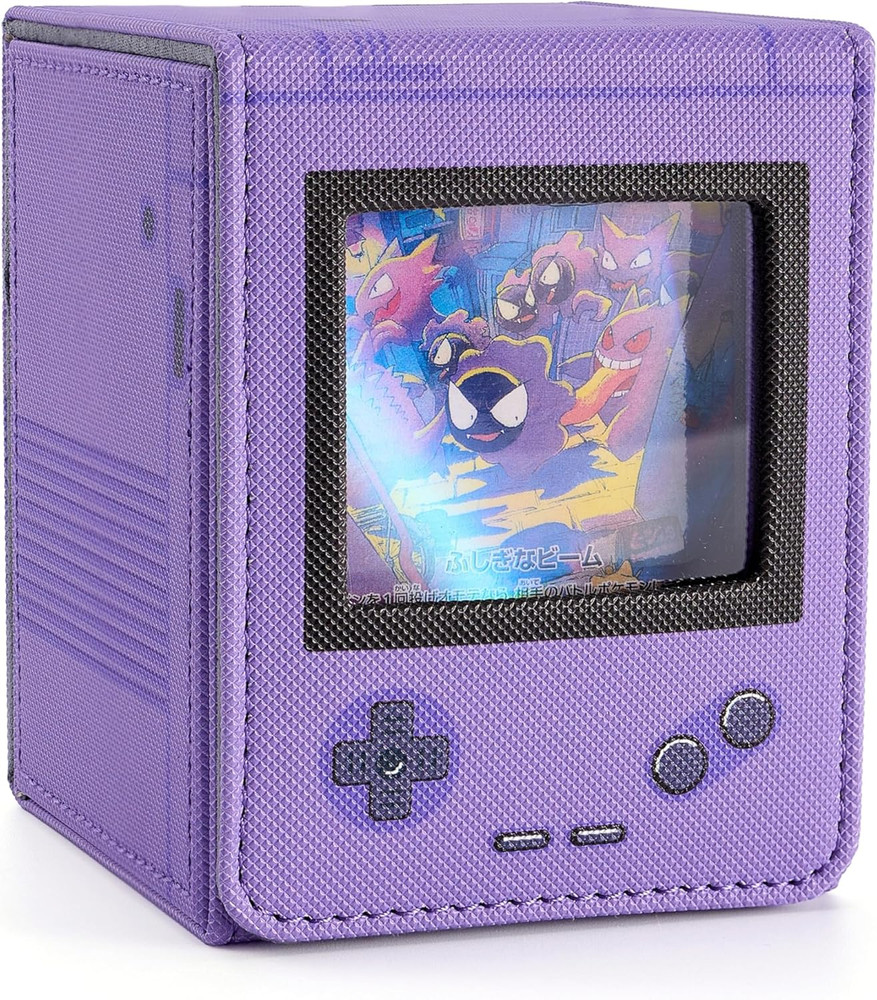Retro Gaming Console Appearance MTG Deck Box with Commander Display, Card Deck C