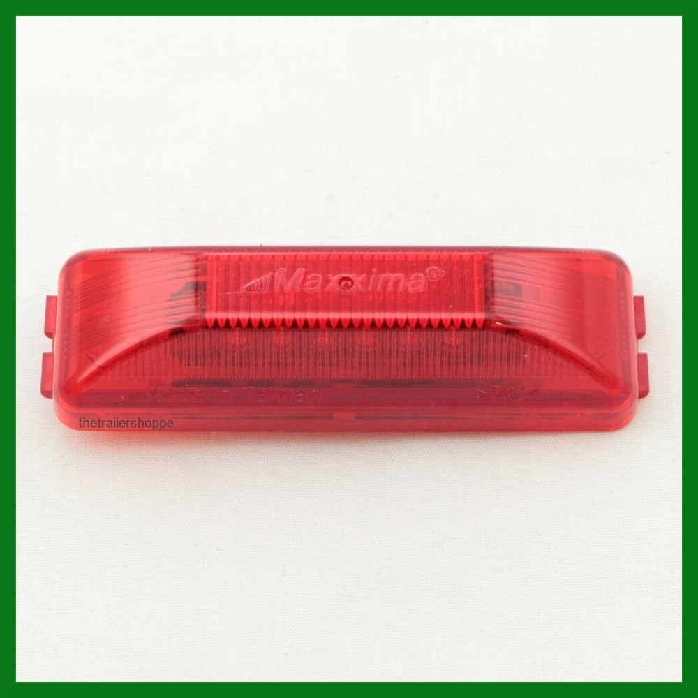 Maxxima Side Marker Clearance 12 LED light RED Lens Model 19 1 X 4 M20350R