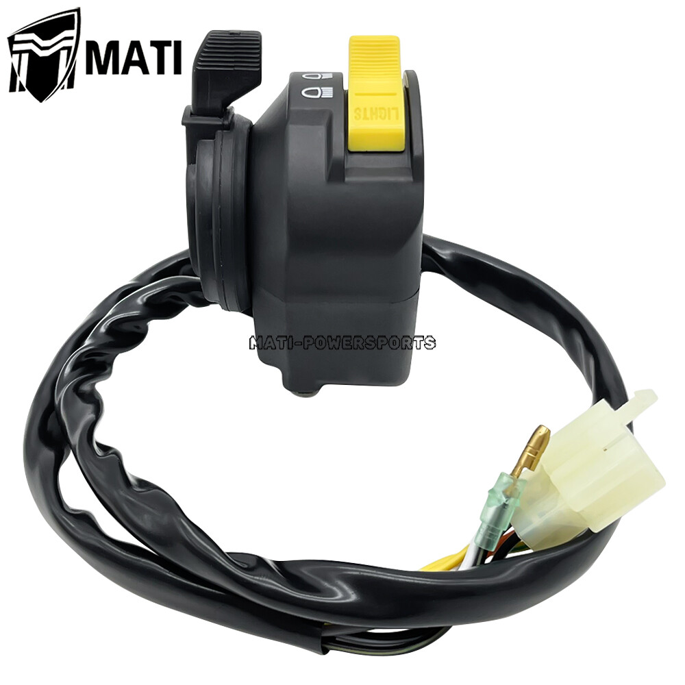 Handlebar Switch On/Off Run/Stop/Kill/Choke For Suzuki Quadrunner 250 LTF250
