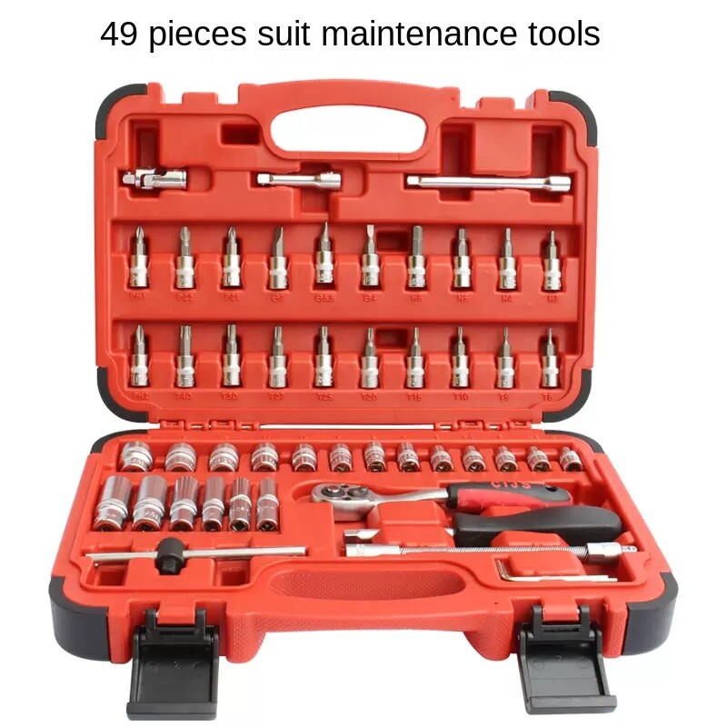 176-Piece Automotive Socket Set with Ratchet Wrench Complete Tool Combination