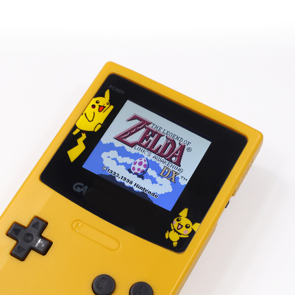 Game Boy GBC High Light Backlight Backlit LCD Screen Kit+Shell No Need Soldering