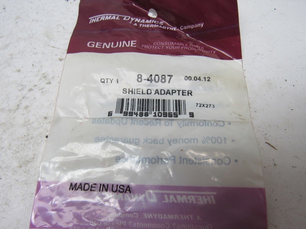 Thermal Dynamics 8-4087 Shield Adapter, PCH/M 4A Push on cap
