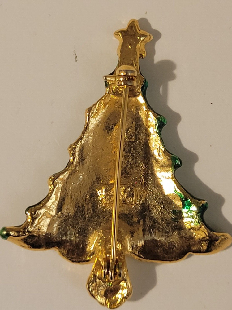 Vintage Christmas Tree Pin By AAi
