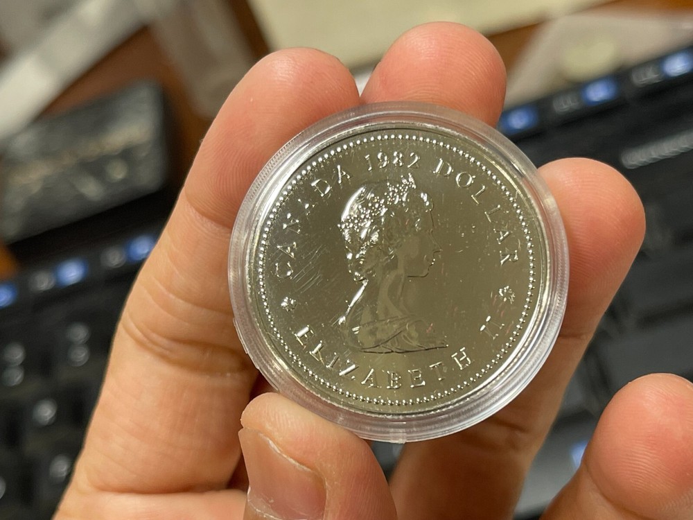 1982 Canada One Dollar Coin Excellent Condition Prooflike?