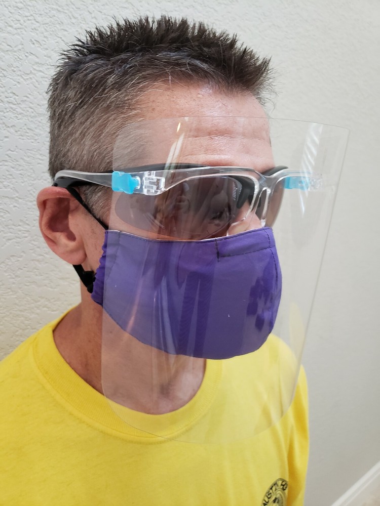 Protective Clear Face Shield Ready to Ship in USA