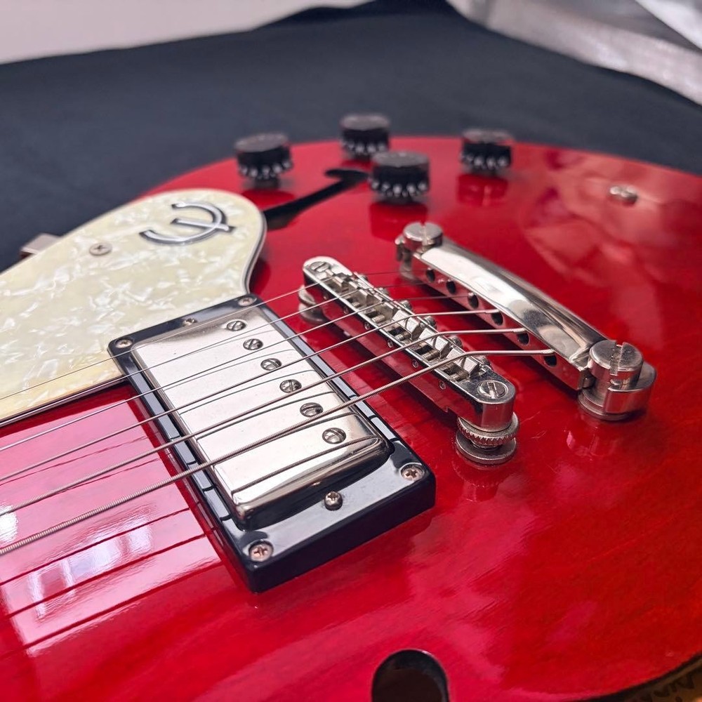Epiphone Riviera II Cherry Safe Packing!