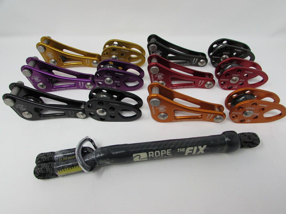 ISC SINGING TREE ROPE WRENCH PULLEY & W/ FIX TETHER DOUBLE EYE ARBORIST