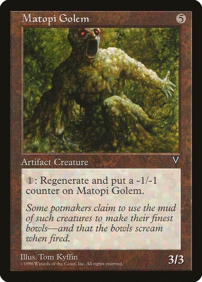 Matopi Golem Visions N/A MTG MP