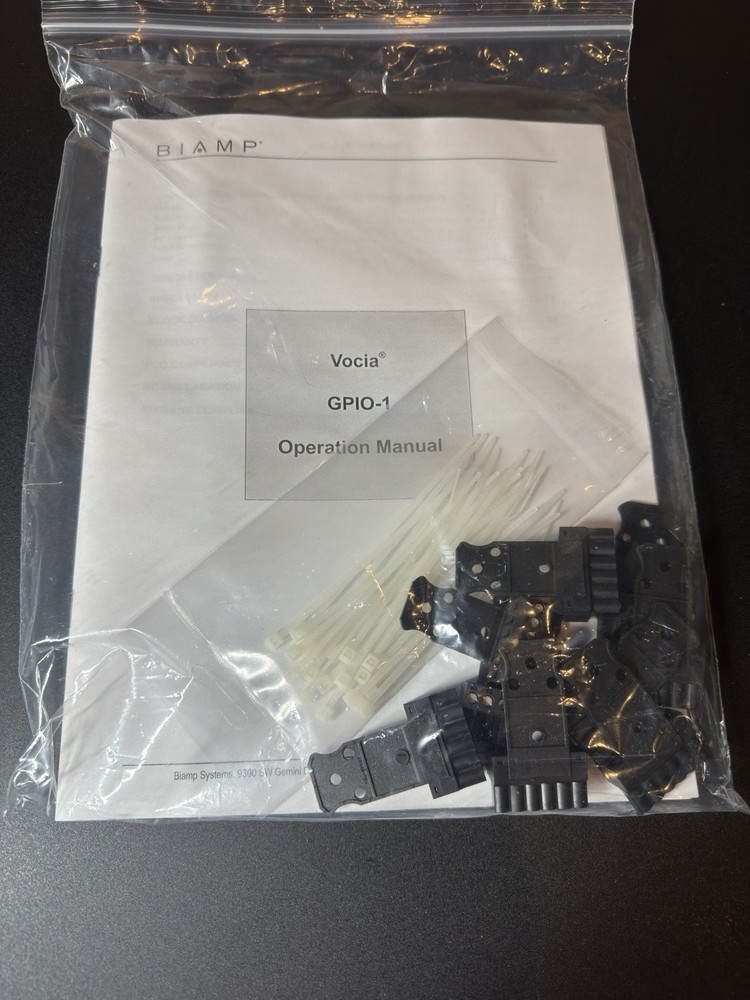 Biamp Vocia GPIO-1 - General Purpose Input/Output Device