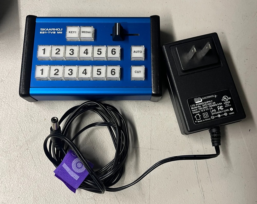 SKAARHOJ E21-TVS MII Pocket Controller + Power Supply