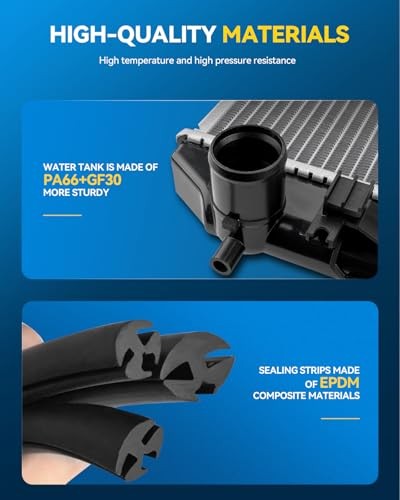 Engine Coolant Radiator Assembly - Compatible with Civic 2016 2.0L 4 CU13583
