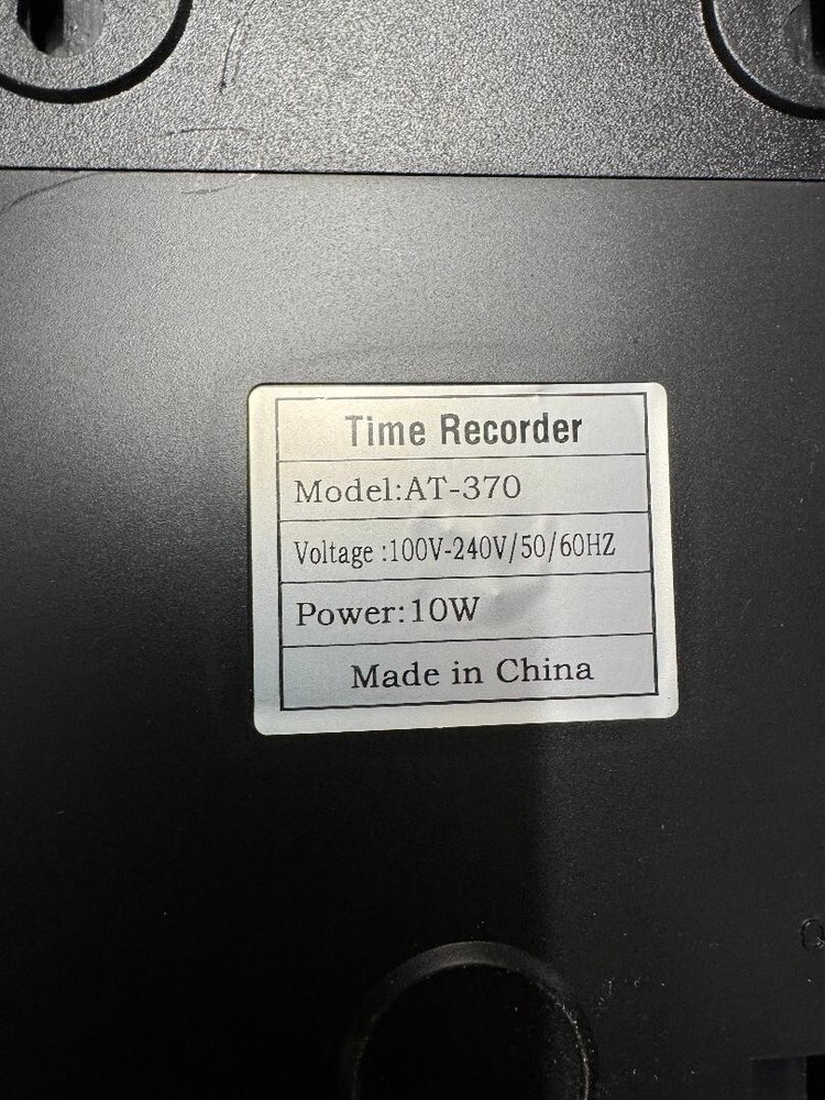 OFFNOVA TIME RECORDER ATTENDANCE MACHINE OPEN BOX READ DESCRIPTION