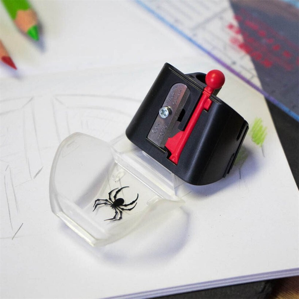 Kum Black Widow Soft Pencil & Pastels Sharpener - Sharpens to 2 Different Points
