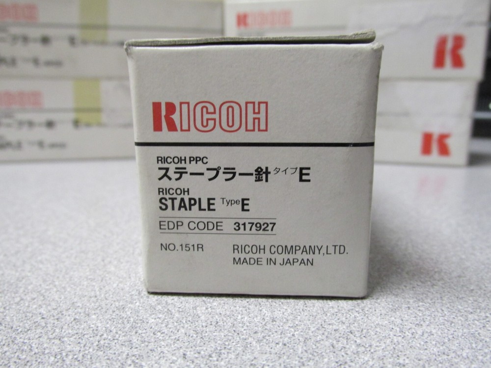 5 Genuine Ricoh Staple Cartridge Type E 317927 4/Box