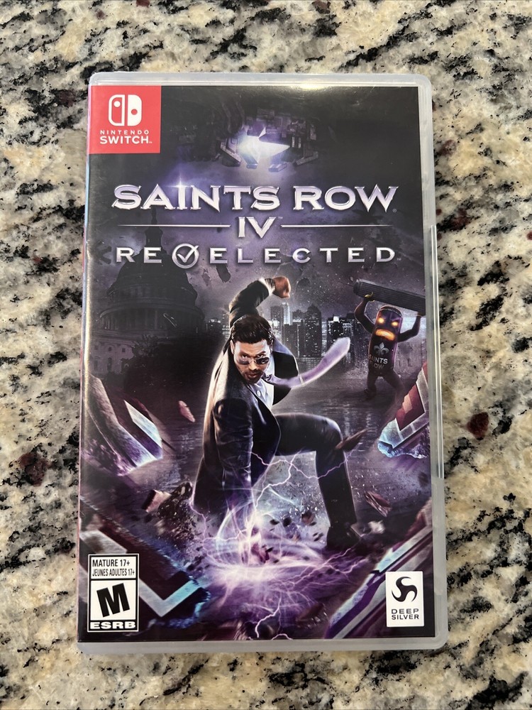 Saints Row IV Re-Elected Nintendo Switch Case Only - Empty Replacement Case