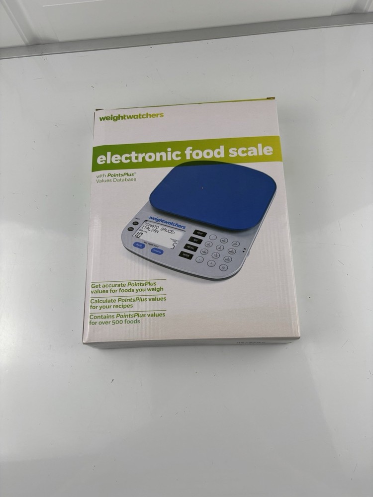 Weight Watchers Electronic Food Scale with Point Plus Values Database New