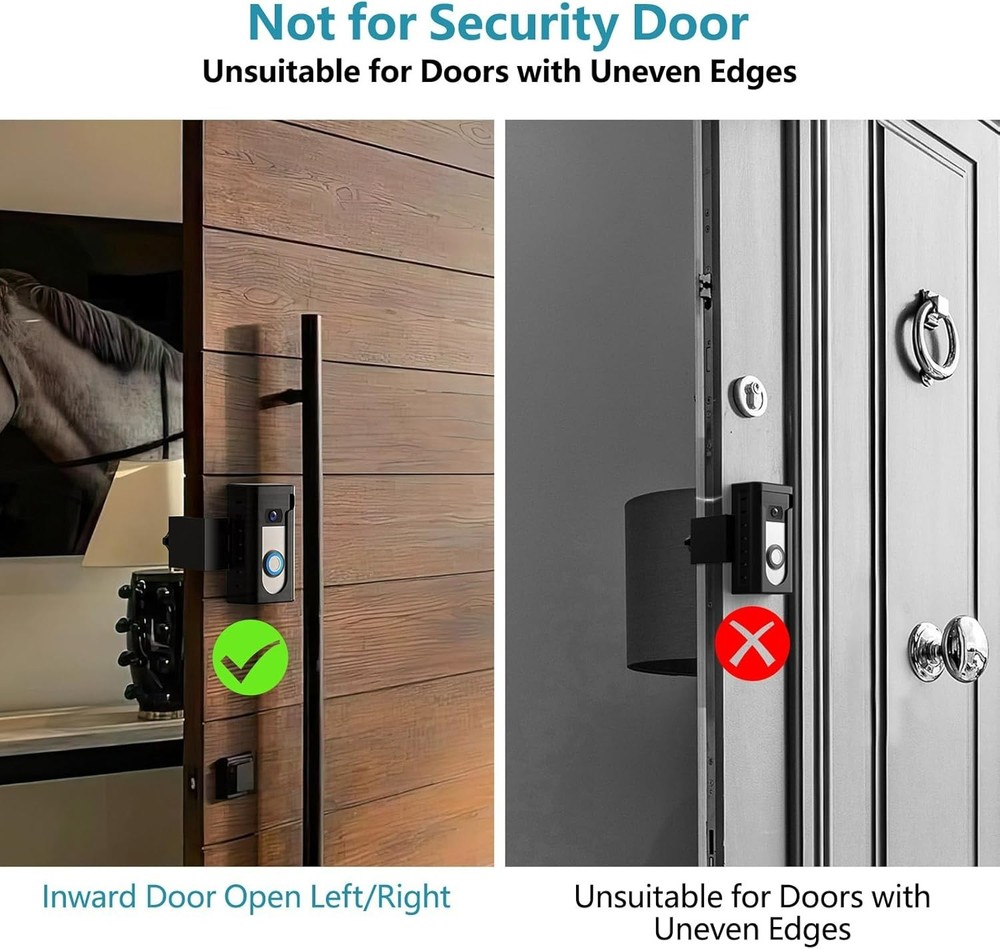 Adjustable Anti-Theft Doorbell Mount with Motion Sensor - Easy Installation