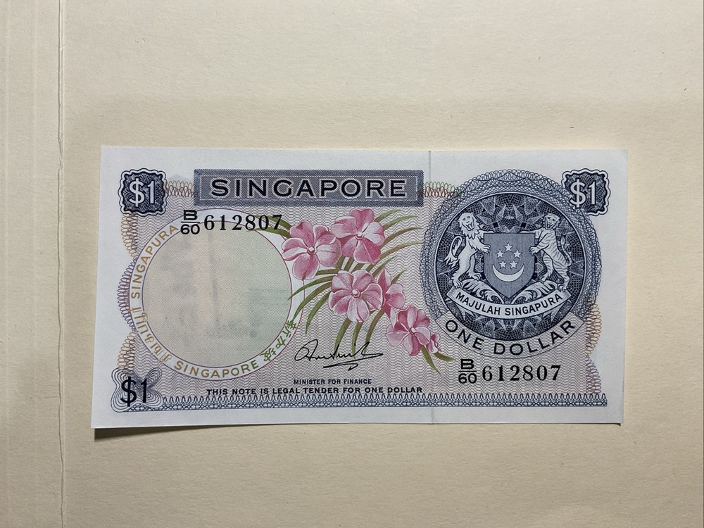 Singapore 1 Dollar aUNC