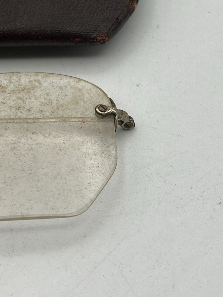 Original WW2 1940s Aviators Glasses And Case Broken Beautiful Frames