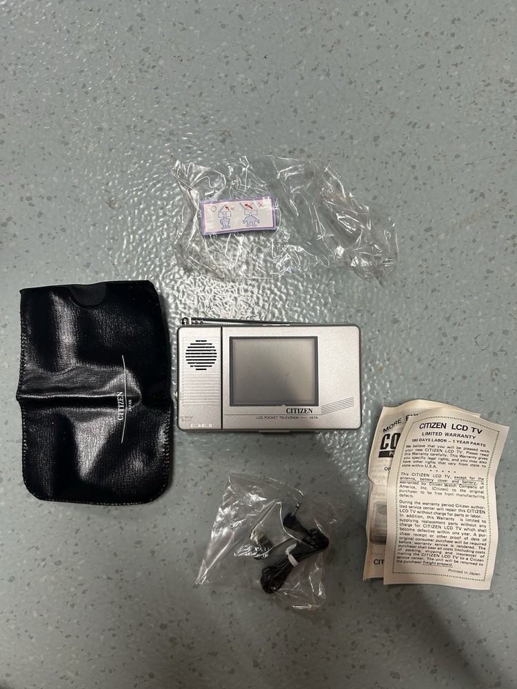 Citizen Compact Pocket B&W LCD TC 06 TA With Box