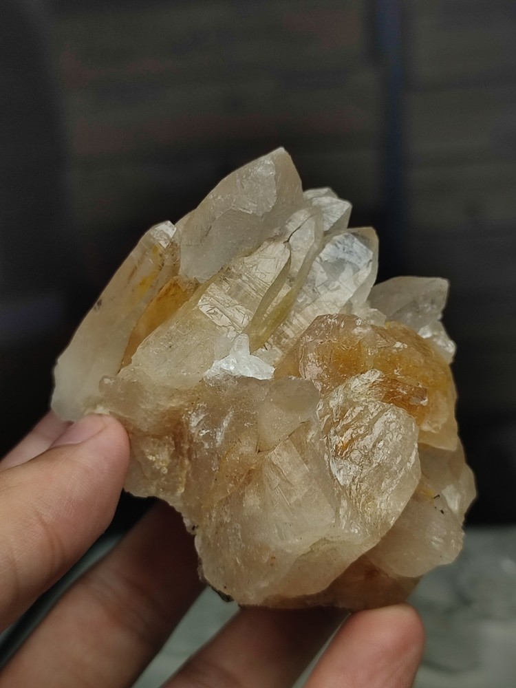 Lemurian Quartz Crystal With Unique Growth & Nice Terminations-Pak.