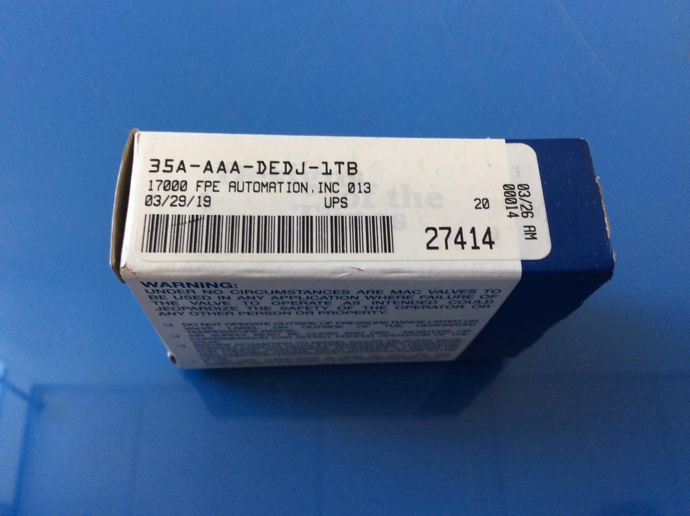 MAC 35A-AAA-DEDJ-1TB VALVE