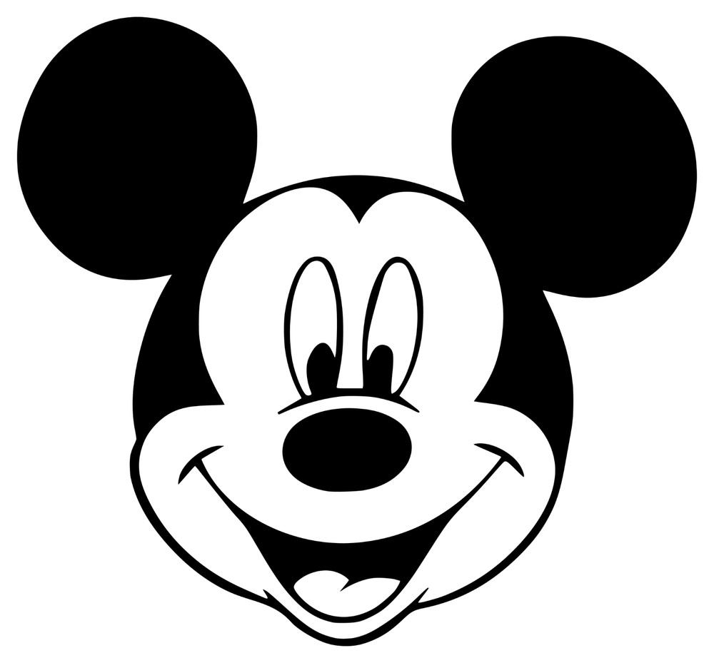 6" Classic Mickey Mouse Face Disney Vinyl Decal Sticker