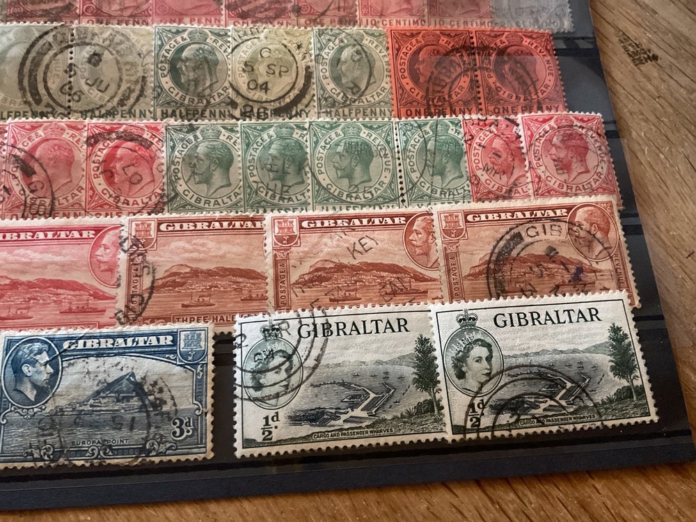 Gibraltar mounted mint or used stamps B1837