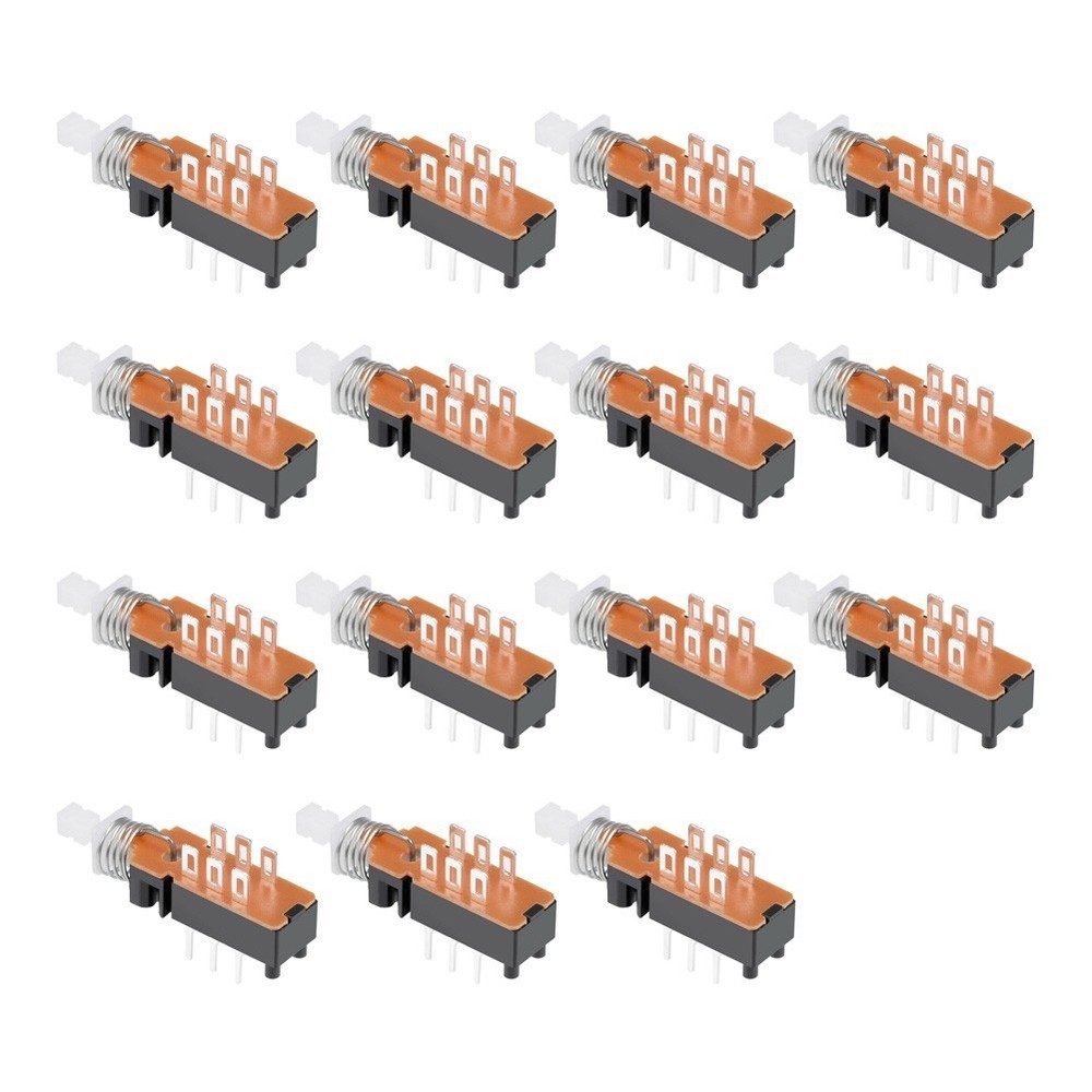 Brand New Push Button Switch Self Locking 1 Position 15 Pack Black