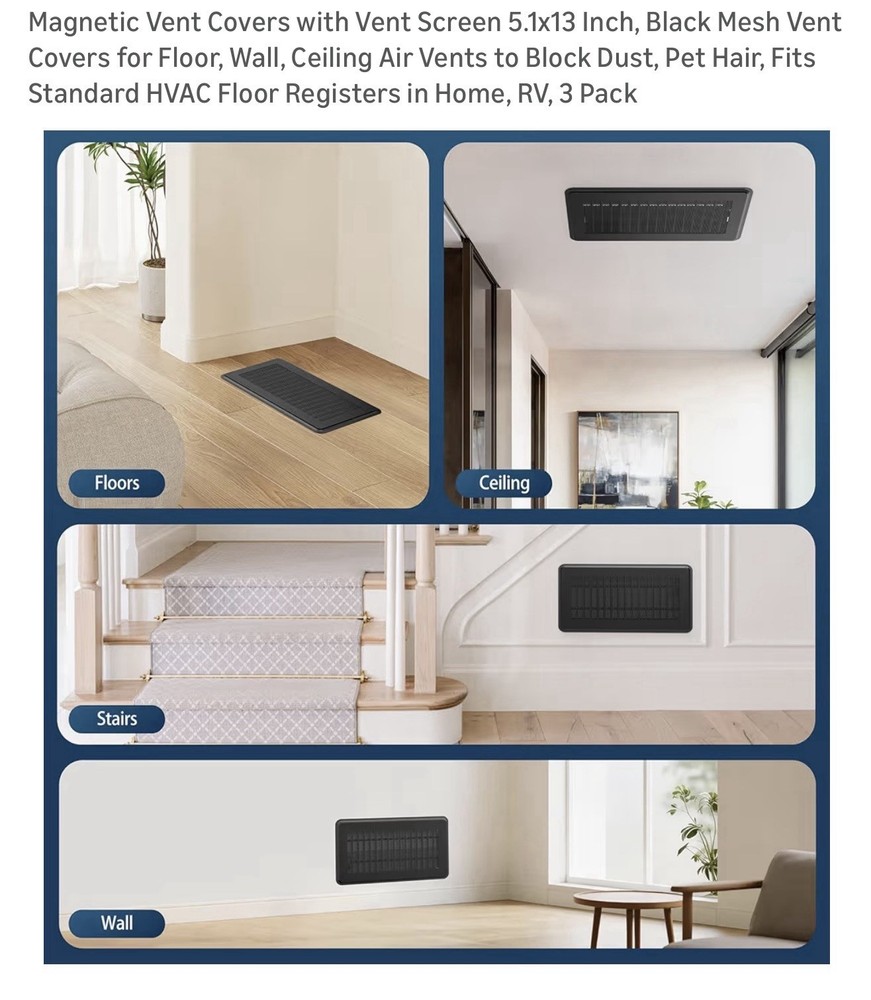 5.1in X 13in Mesh Screen Covers