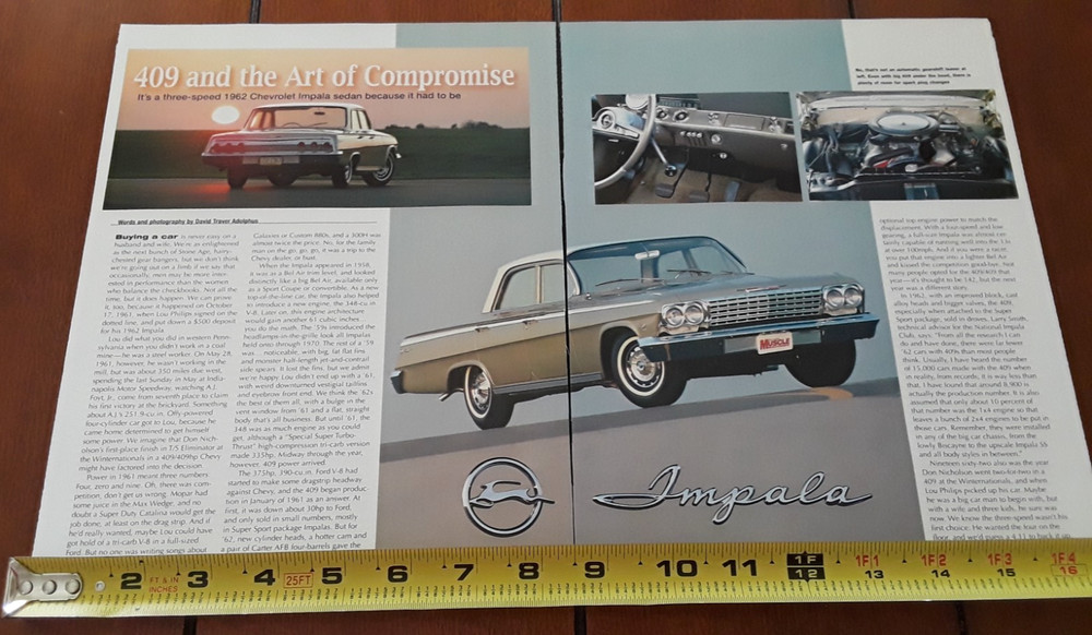 1962 CHEVROLET IMPALA  ORIGINAL 2006 ARTICLE