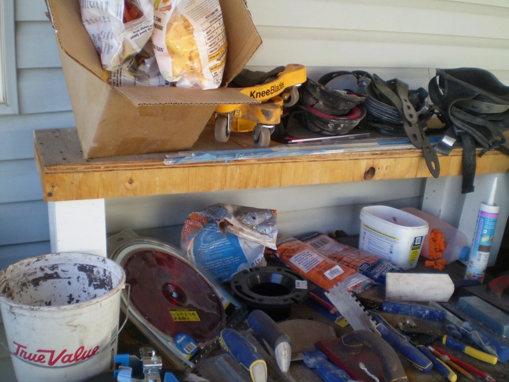 Rubi DT10 wet tile saw and everything else