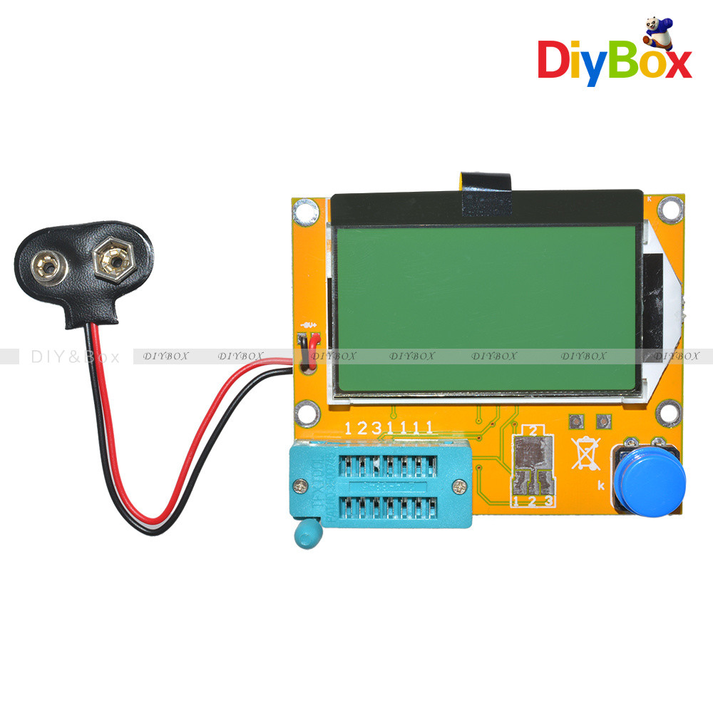 LCR-T4 ESR Meter Transistor Tester Diode Capacitance+Acrylic Case Shell Housing
