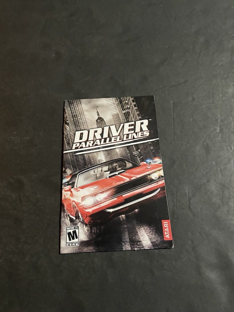 driver parallel lines ps2 Manual only