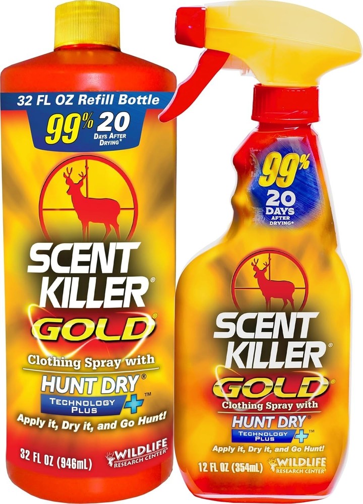 Essential Scent Control Scent Killer Gold 44 FL OZ – Advanced Odor Prevention