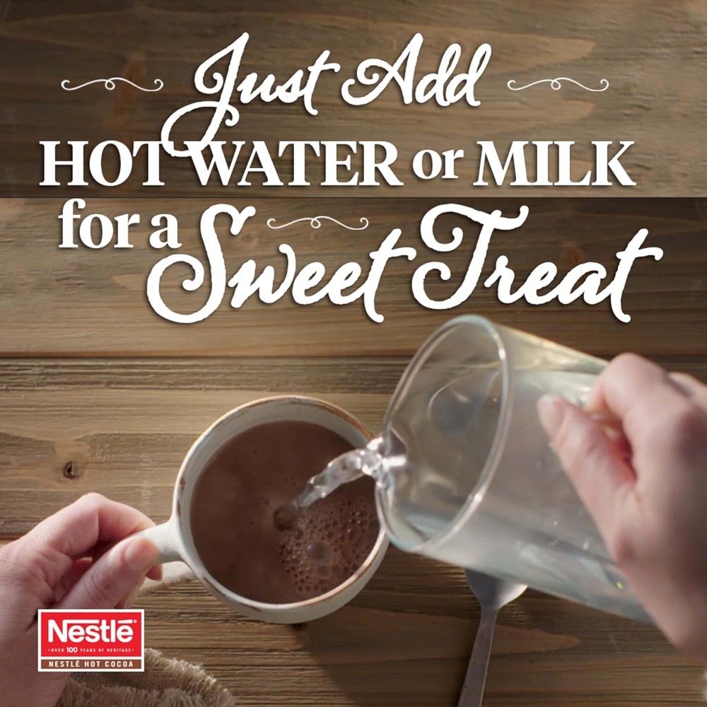 30 Pack No Sugar Added Hot Chocolate Mix Packets
