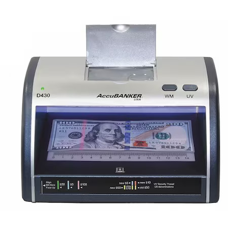 Accubanker Led430 Counterfeit Detector, 110Vac Input Power