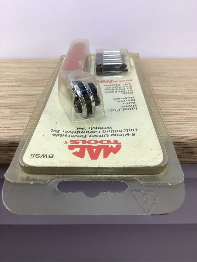 Vintage Mac Tools 5pc Mini Ratchet Set - BWS5 - In Original Packaging (31426)