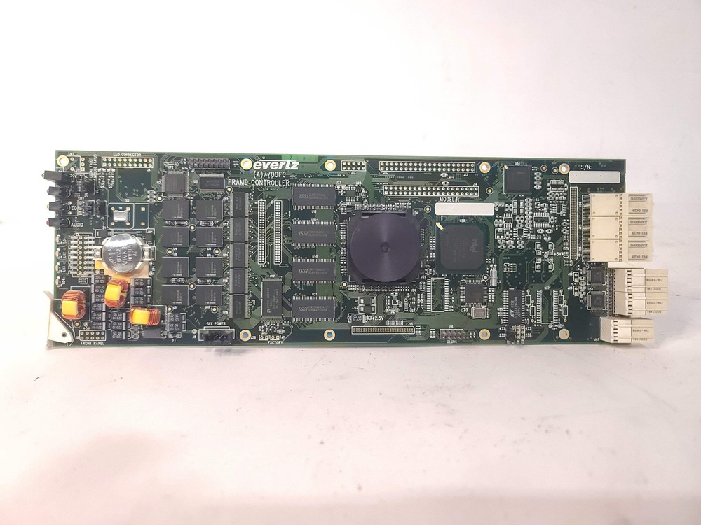 Evertz 7700FC VistaLINK Frame Controller w/ Backplane