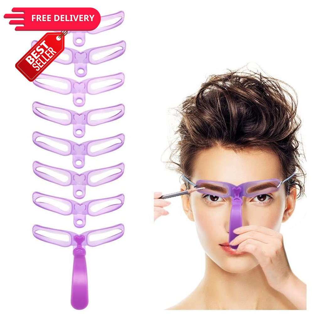 Amariver Eyebrow Stencils, Template, Medium (Pack of 1)