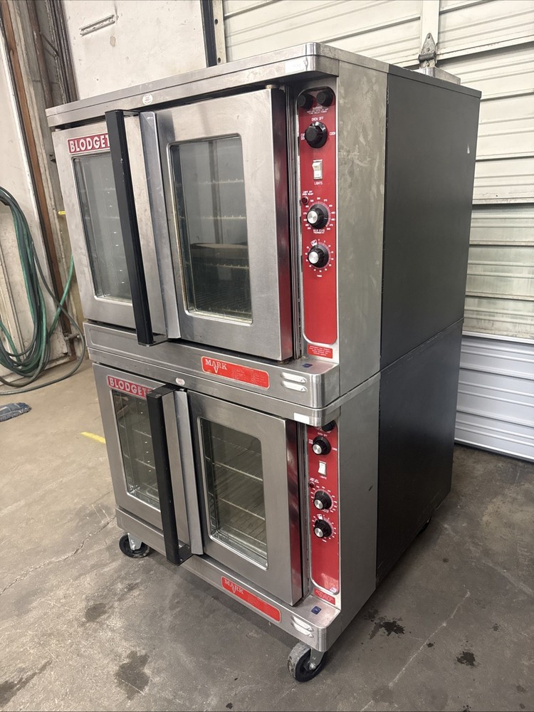 Blodgett Mark V Double Stack Full Size Electric Convection Oven 3-phase