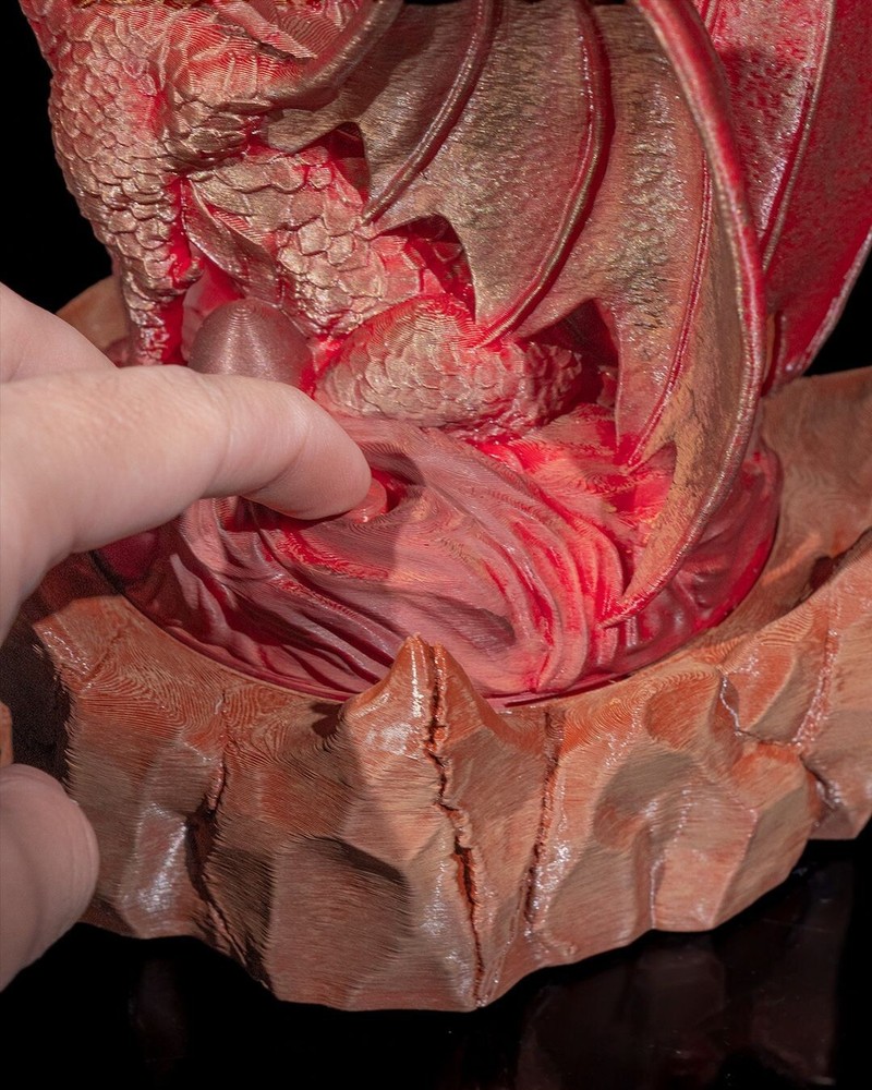 Dragon Humidifier With Red LED