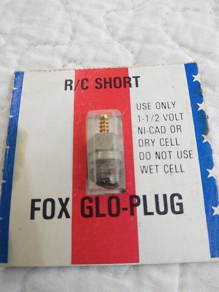 Fox R/C Short Glo-Plug Glow Plug Lot 2